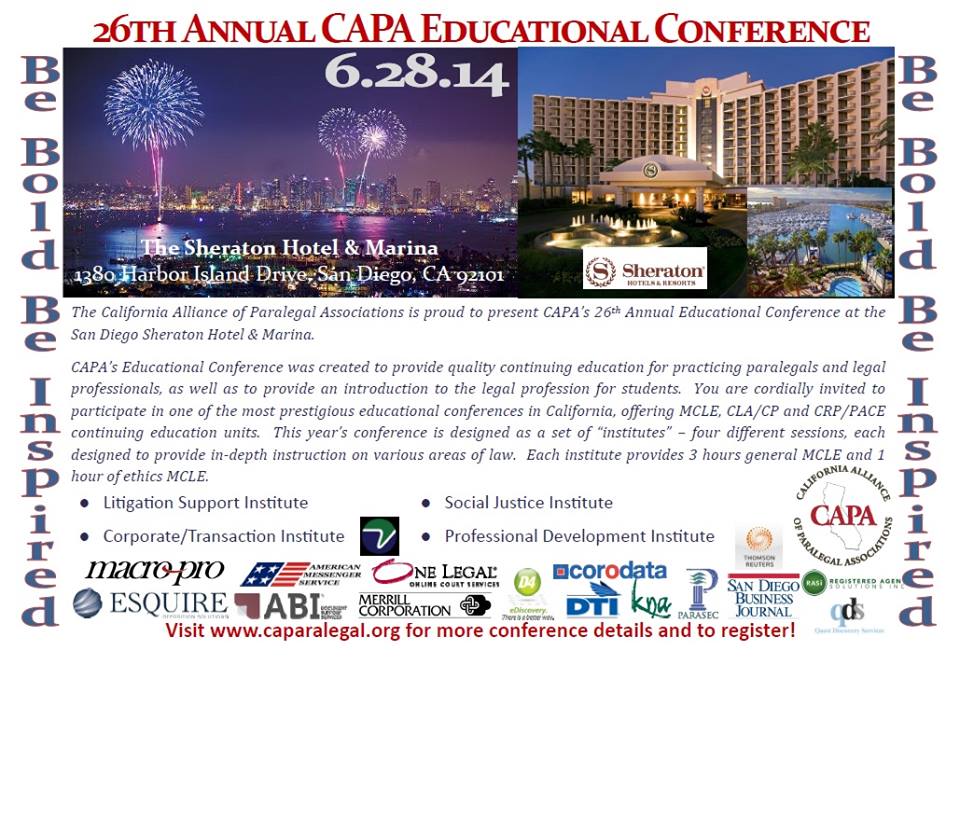 26th Annual CAPA Conference